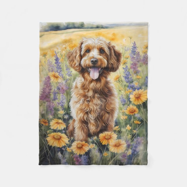 Cockapoo Fleece Blanket (Front)
