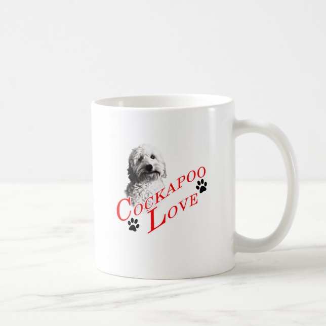Cockapoo Love Coffee Mug (Right)