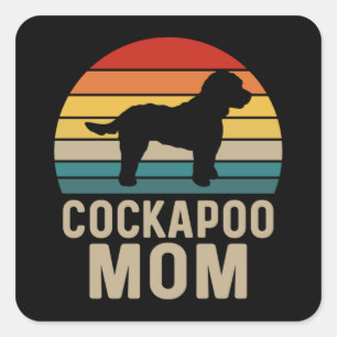 Cockapoo Mom Square Sticker
