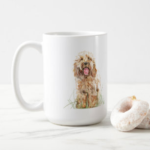 Cockapoo Mug, Dog Lover Gift, Cockapoo Art Mug