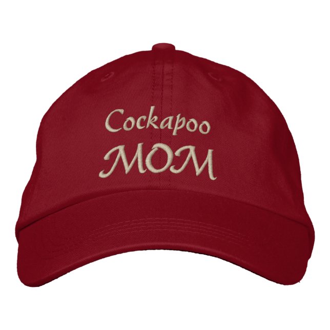 Cockapoo Mum Gifts Embroidered Hat (Front)