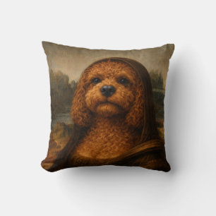 Cockapoo Pillow Funny Dog Lover Art Cushion
