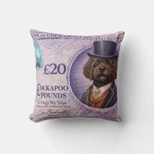 Cockapoo Pillow Funny Dog Lover Cushion Gift