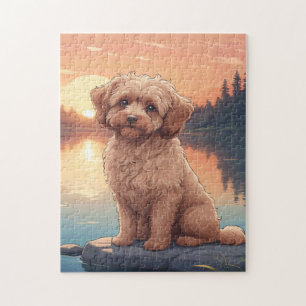 Cockapoo Poodle dog Jigsaw Puzzle