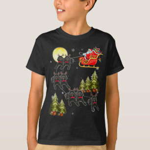 Cockapoo Reindeer Christmas Dog Riding Santa Xmas T-Shirt