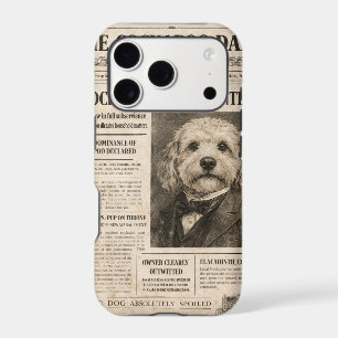 Cockapoo Vintage Newspaper Phone Case
