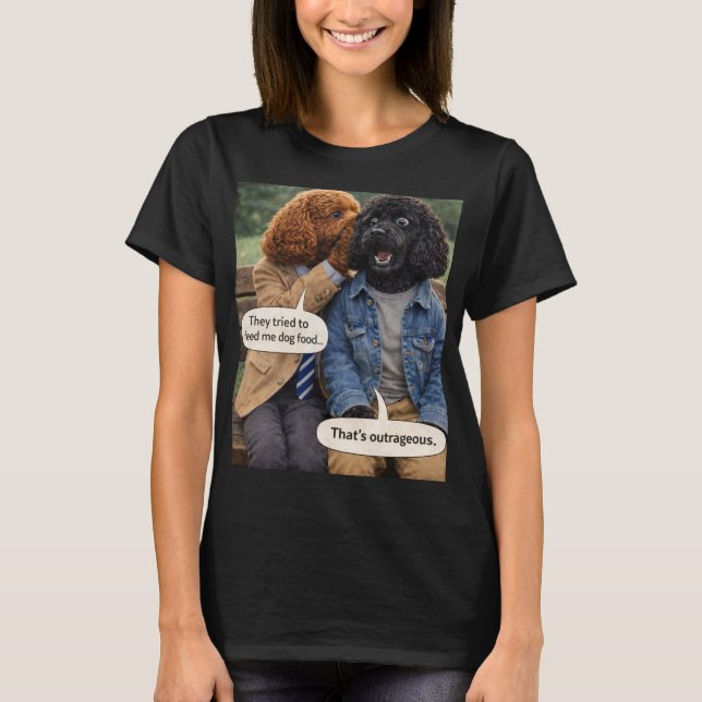 Cockapoo Whisper Shirt | Funny Dog gossiping Gift (Front)