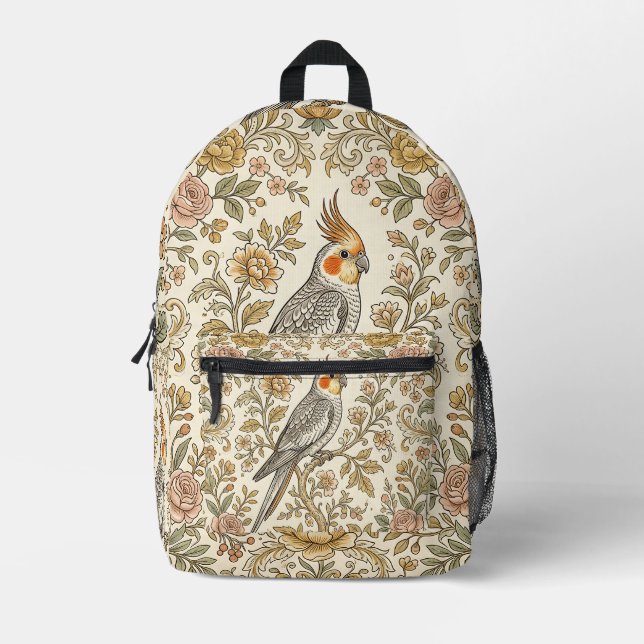 Cockatiel Backpack - Sunlit Perch (Front)