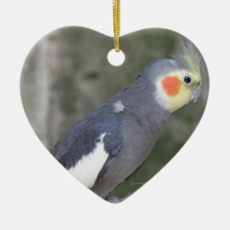 Cockatiel Bird Ceramic Tree Decoration