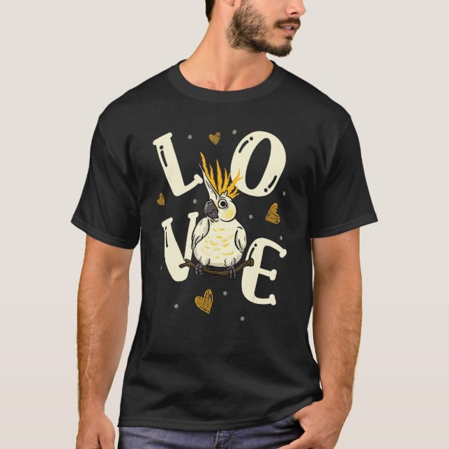 Cockatiel  Bird Parrot Bird Watching Ornithologist T-Shirt (Front)