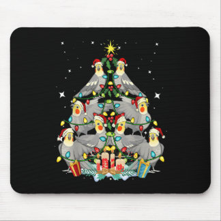 Cockatiel Christmas Tree Xmas Mum Dad Bird Mouse Pad