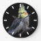 Cockatiel Clock 2