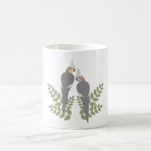 Cockatiel Couple Coffee Mug