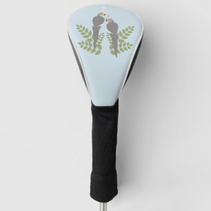 Cockatiel Couple Golf Head Cover