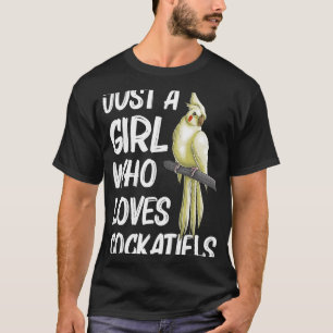 Cockatiel for Girls Kids Bird Parrot Owner T-Shirt