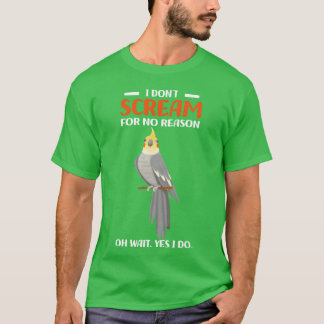 Cockatiel Gifts Pet Birds Funny girl T-Shirt