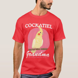 Cockatiel Grandma Bird Owner Cockatiels family T-Shirt
