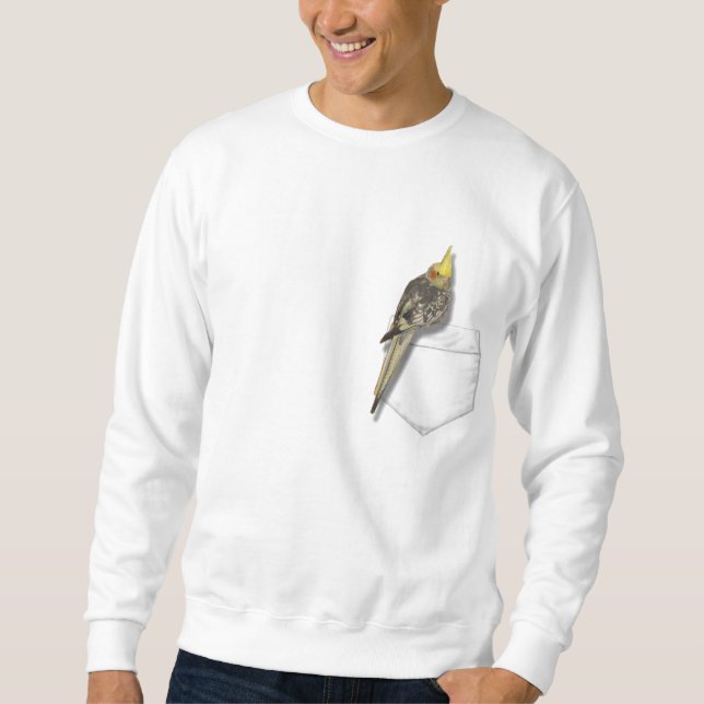 Cockatiel In Your Pocket Sweatshirt (Front)