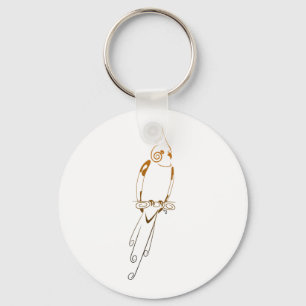 Cockatiel Key Ring