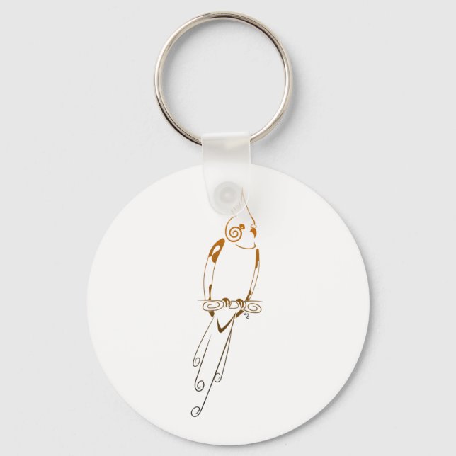 Cockatiel Key Ring (Front)