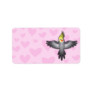 Cockatiel Love Label