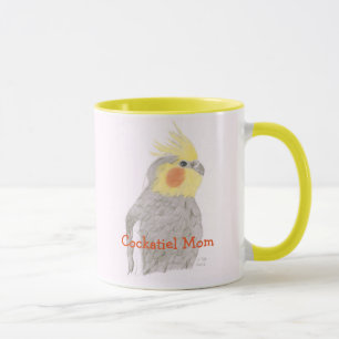 Cockatiel Mum Art Mug