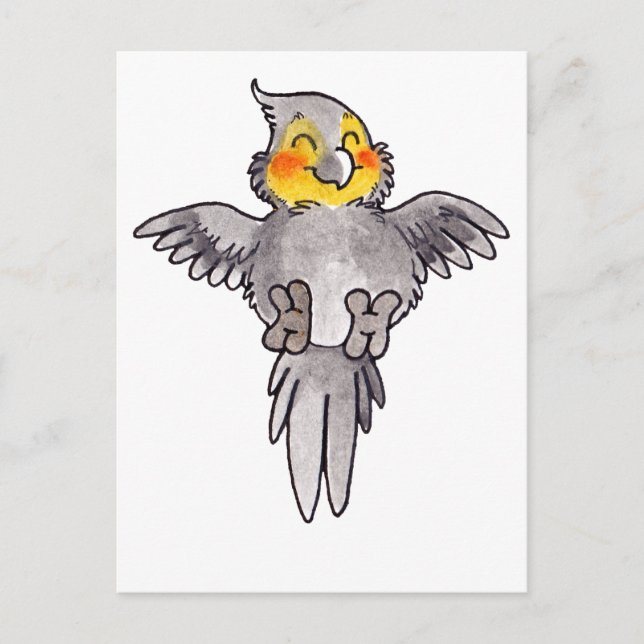 Cockatiel Postcard (Front)