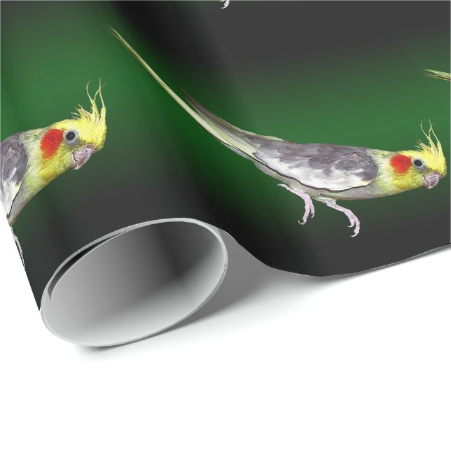 Cockatiel Wrapping Paper (Roll Corner)