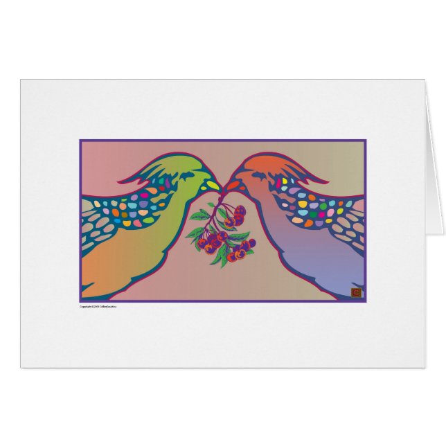 Cockatiels-Card (Front Horizontal)