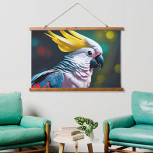 Cockatoo Bird Wall Tapestry