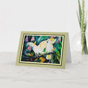 Cockatoo Blank Card