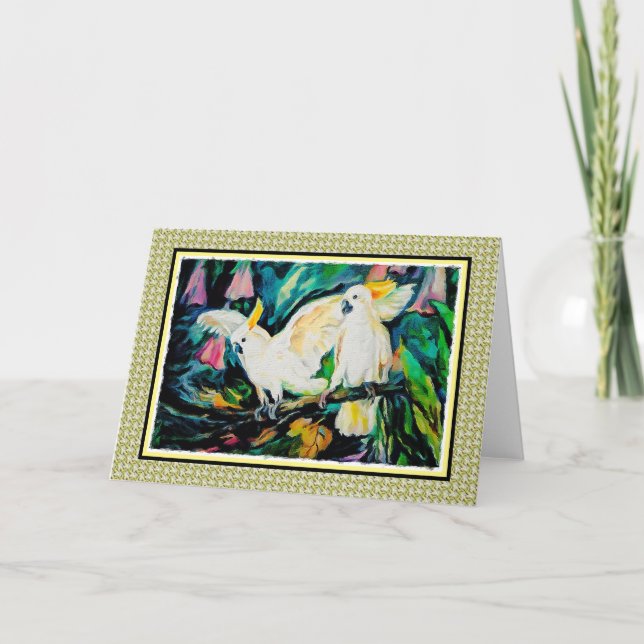 Cockatoo Blank Card (Front)