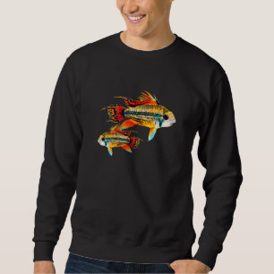 Cockatoo Dwarf Cichlid Apistogramma Cichlids Aquar Sweatshirt