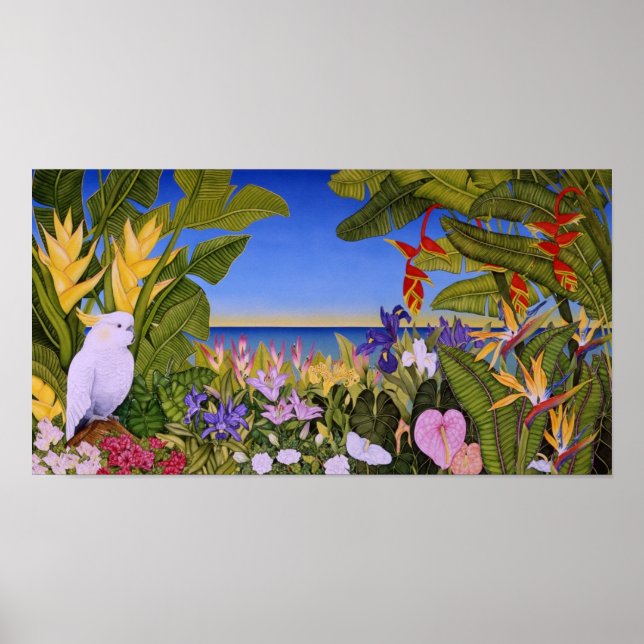 Cockatoo in Paradise Poster (Front)