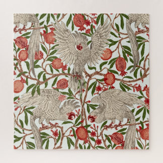 Cockatoo & Pomegranate by Walter Crane Art Nouveau Jigsaw Puzzle