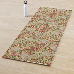Cockatoo & Pomegranate by Walter Crane Art Nouveau Yoga Mat