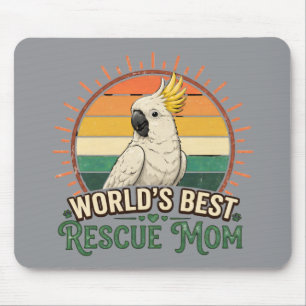 Cockatoo Rescue Bird Mum Mouse Pad
