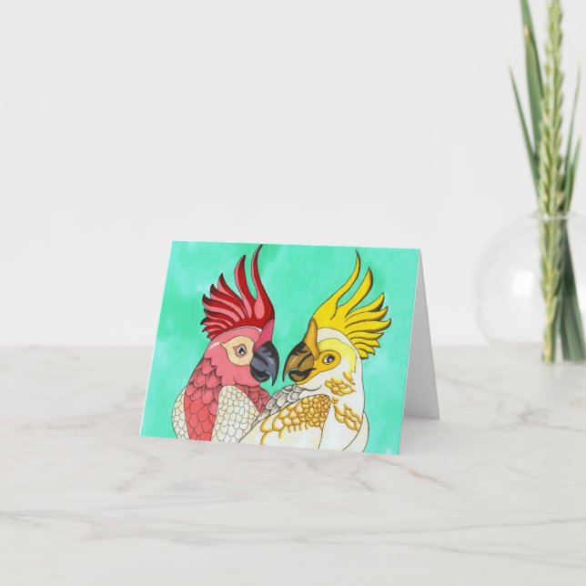 Cockatoos! Card (Front)