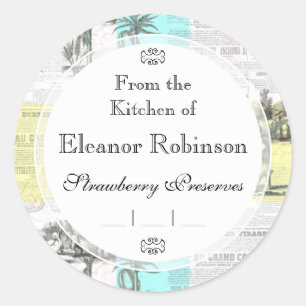 Cockatoos Colonial Dream Classic Round Sticker