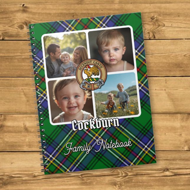 Cockburn Family Photo Collage Notebook (Creator Uploaded)