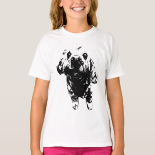 Cocker Attitude – Ink Sketch for Dog People T-Shirt