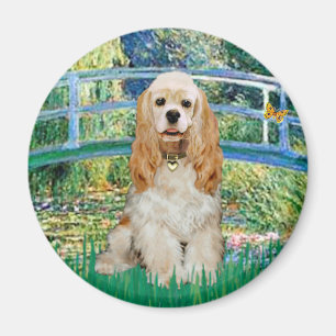 Cocker (Buff) - Bridge Magnet