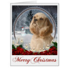 Cocker Christmas Card