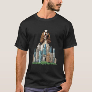 Cocker Dog Pet Animal Beauty Nature City Discovery T-Shirt