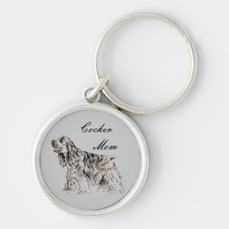 Cocker Mum, American Cocker Spaniel Key Chain