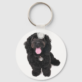 cocker poodle mix puppy Keychain