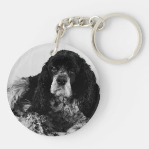 Cocker Spaniel Acrylic Double Sided Keychain