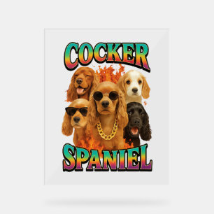 Cocker Spaniel Acrylic Sign