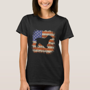 Cocker Spaniel American Flag USA Dog  Puppy US T-Shirt