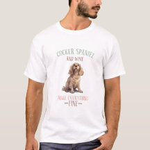 Cocker Spaniel and Wine